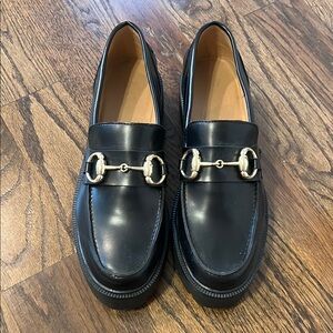 Never worn — women’s H&M black loafers